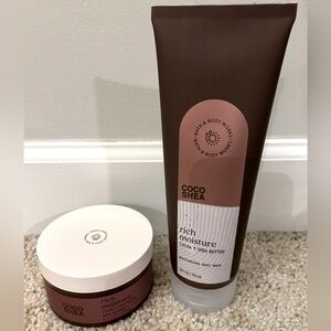 Bath & Body Works Cocoa Shea Body Wash and Body Butter